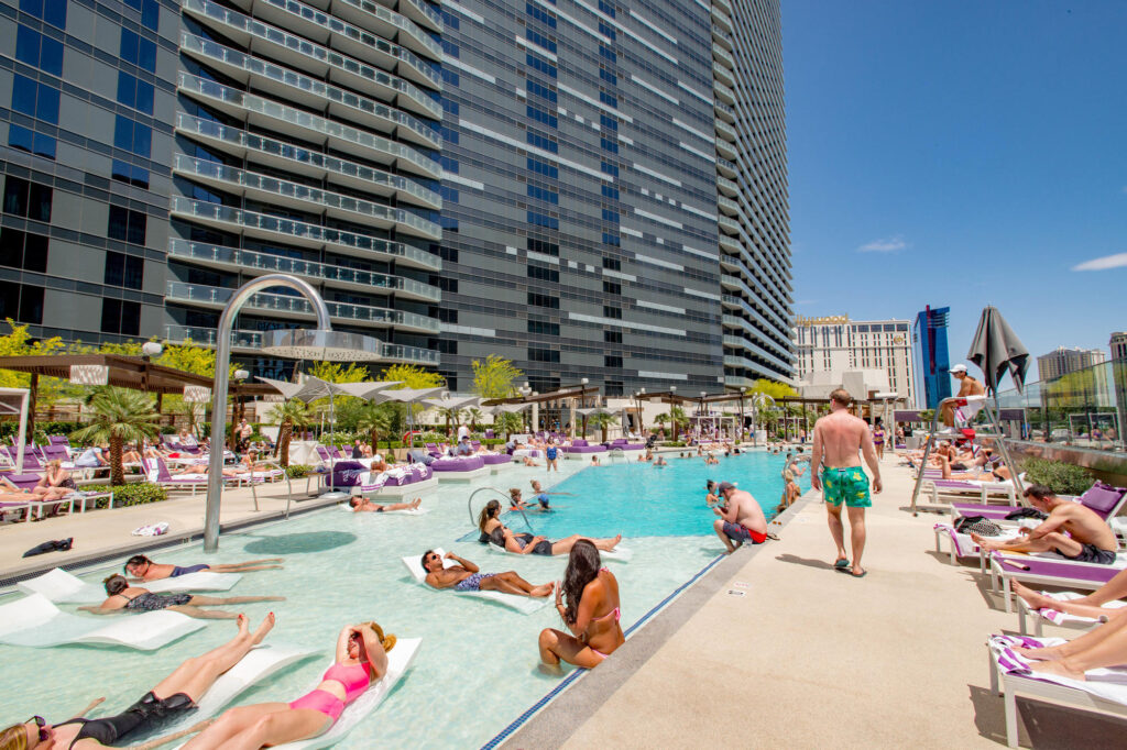 拉斯维加斯大都会酒店的切尔西泳池