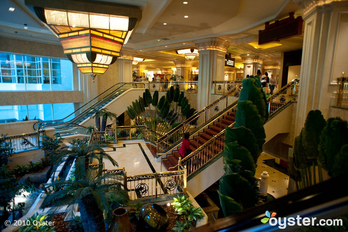 楼梯在曼德勒湾度假酒店和赌场