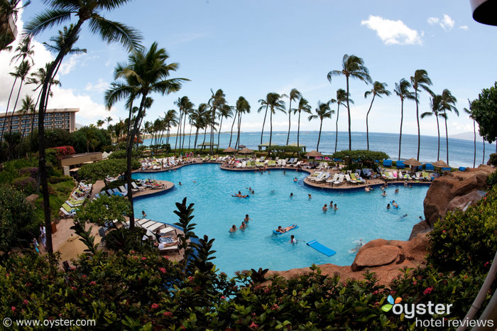 在凯悦酒店主要池毛伊岛度假村和水疗中心,夏威夷的儿童青睐的度假胜地之一