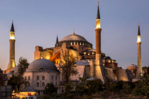 土耳其伊斯坦布尔的圣索菲亚大教堂